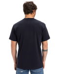 The Quiksilver Mens EV Tuned Out T-Shirt in Dark Navy