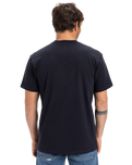 The Quiksilver Mens EV Tuned Out T-Shirt in Dark Navy