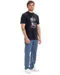 The Quiksilver Mens EV Tuned Out T-Shirt in Dark Navy