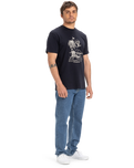 The Quiksilver Mens EV Tuned Out T-Shirt in Dark Navy