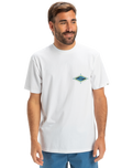 The Quiksilver Mens EV Beach Blast T-Shirt in White