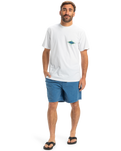 The Quiksilver Mens EV Beach Blast T-Shirt in White
