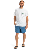 The Quiksilver Mens EV Beach Blast T-Shirt in White