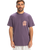 The Quiksilver Mens EV Cosmic Vibrations T-Shirt in Vintage Violet