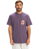The Quiksilver Mens EV Cosmic Vibrations T-Shirt in Vintage Violet