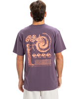 The Quiksilver Mens EV Cosmic Vibrations T-Shirt in Vintage Violet