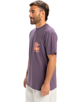 The Quiksilver Mens EV Cosmic Vibrations T-Shirt in Vintage Violet