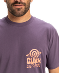 The Quiksilver Mens EV Cosmic Vibrations T-Shirt in Vintage Violet