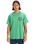 The Quiksilver Mens Circle Back T-Shirt in Green Spruce