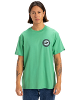 The Quiksilver Mens Circle Back T-Shirt in Green Spruce