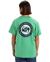The Quiksilver Mens Circle Back T-Shirt in Green Spruce