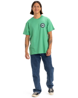 The Quiksilver Mens Circle Back T-Shirt in Green Spruce