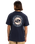 The Quiksilver Mens Circle Back T-Shirt in Dark Navy