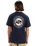 The Quiksilver Mens Circle Back T-Shirt in Dark Navy