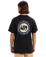 The Quiksilver Mens Circle Back T-Shirt in Black