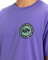 The Quiksilver Mens Circle Back T-Shirt in Dusted Peri