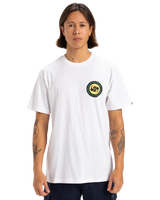 The Quiksilver Mens Circle Back T-Shirt in White