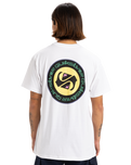The Quiksilver Mens Circle Back T-Shirt in White