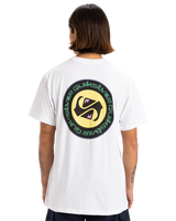 The Quiksilver Mens Circle Back T-Shirt in White