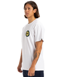 The Quiksilver Mens Circle Back T-Shirt in White