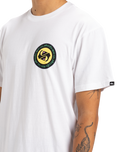 The Quiksilver Mens Circle Back T-Shirt in White