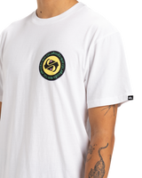 The Quiksilver Mens Circle Back T-Shirt in White
