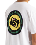 The Quiksilver Mens Circle Back T-Shirt in White
