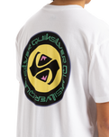 The Quiksilver Mens Circle Back T-Shirt in White