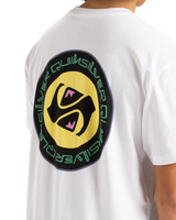 The Quiksilver Mens Circle Back T-Shirt in White