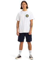 The Quiksilver Mens Circle Back T-Shirt in White