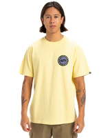 The Quiksilver Mens Circle Back T-Shirt in Popcorn