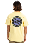 The Quiksilver Mens Circle Back T-Shirt in Popcorn