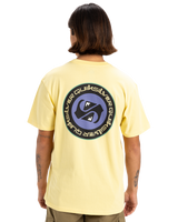 The Quiksilver Mens Circle Back T-Shirt in Popcorn