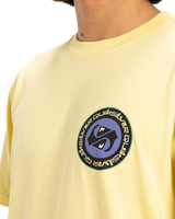 The Quiksilver Mens Circle Back T-Shirt in Popcorn