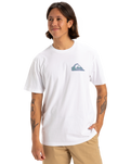 The Quiksilver Mens Window Pane T-Shirt in White