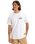 The Quiksilver Mens Window Pane T-Shirt in White