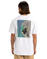 The Quiksilver Mens Window Pane T-Shirt in White