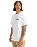 The Quiksilver Mens Window Pane T-Shirt in White
