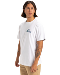 The Quiksilver Mens Window Pane T-Shirt in White