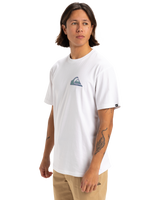 The Quiksilver Mens Window Pane T-Shirt in White