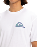The Quiksilver Mens Window Pane T-Shirt in White