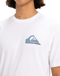 The Quiksilver Mens Window Pane T-Shirt in White
