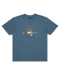 The Quiksilver Mens Skull Lines T-Shirt in Coronet Blue