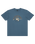 The Quiksilver Mens Skull Lines T-Shirt in Coronet Blue