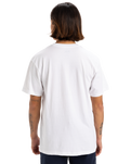 The Quiksilver Mens Skull Lines T-Shirt in White
