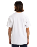The Quiksilver Mens Skull Lines T-Shirt in White
