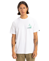 The Quiksilver Mens Palm Lines T-Shirt in White