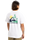 The Quiksilver Mens Palm Lines T-Shirt in White