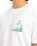 The Quiksilver Mens Palm Lines T-Shirt in White