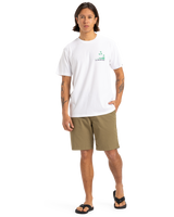 The Quiksilver Mens Palm Lines T-Shirt in White